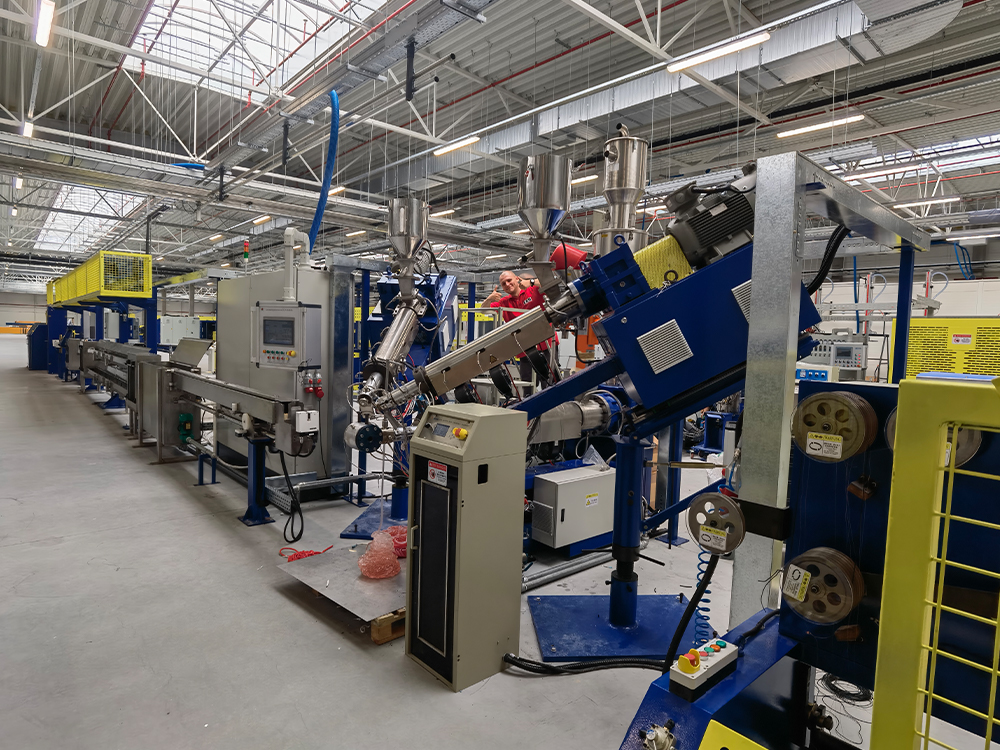 Cable Core Wire Insulation Extruder Line Cable Core Wire Insulation Extruder Line
